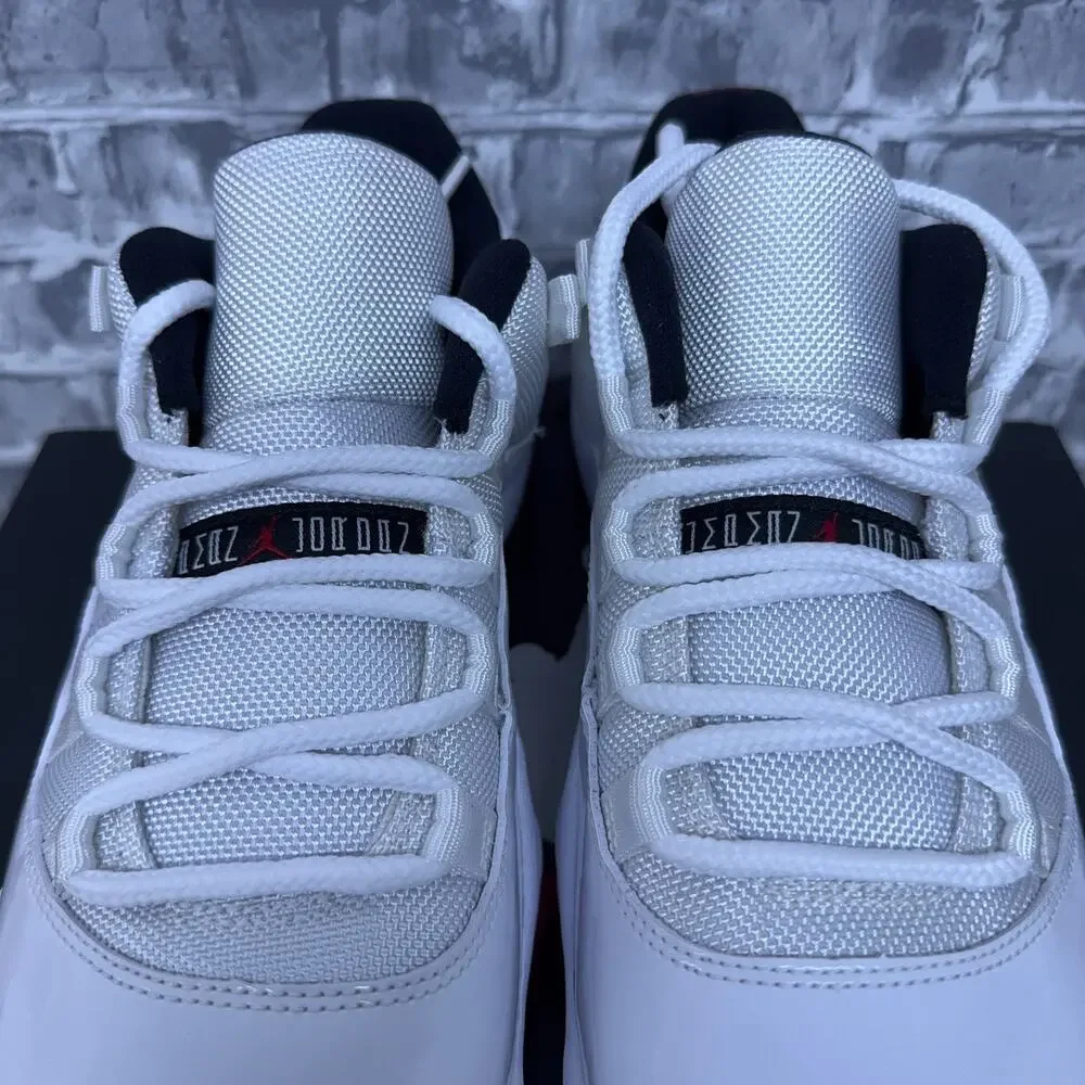 Nike Air Jordan 11 Retro Low White Varsity Red 528895-101 Mens Size 8.5 Rare